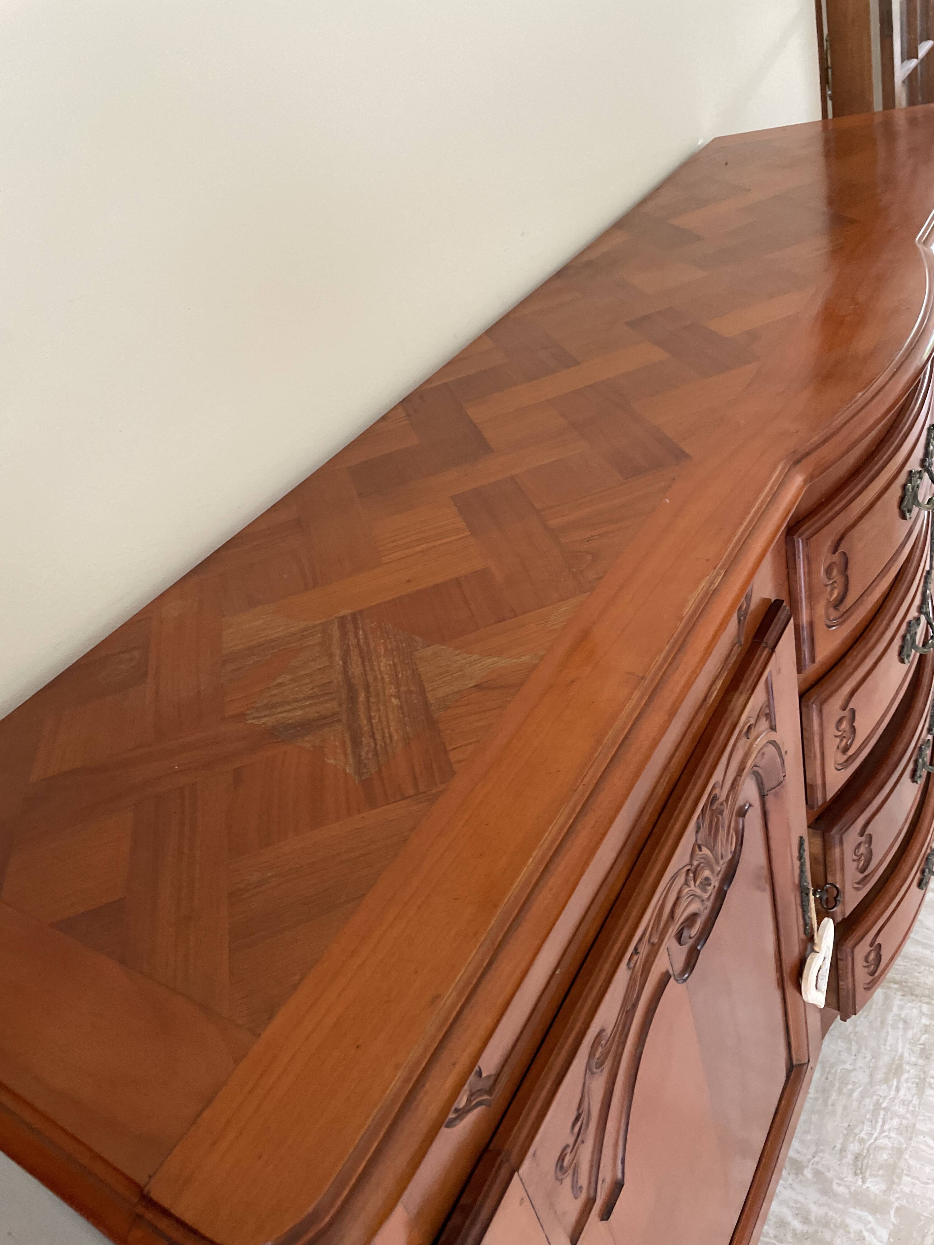 Low buffet in cherry wood