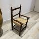 Fauteuil paillé enfant