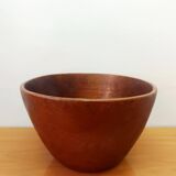 Large vintage teak bowl