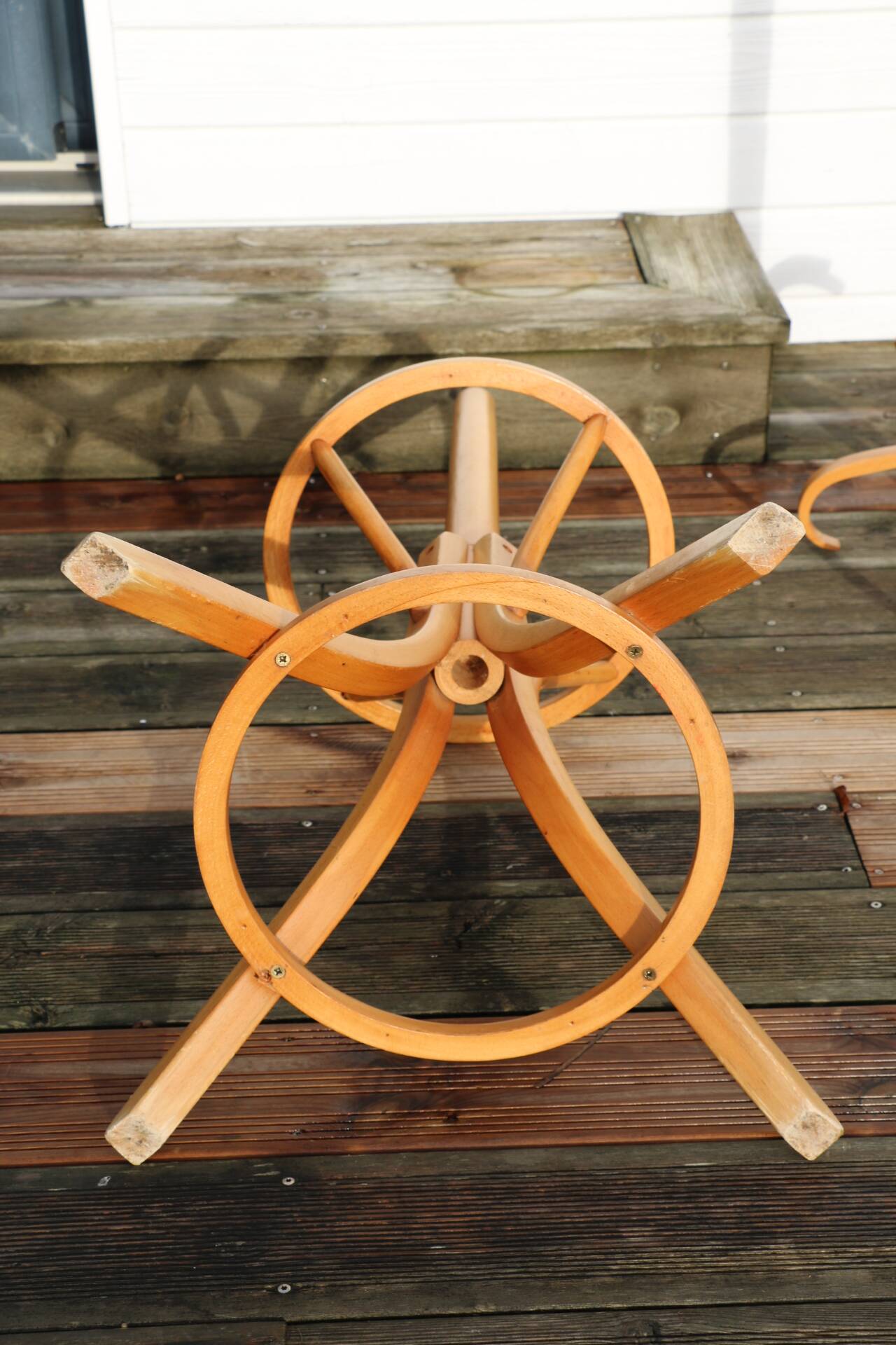 Coat stand parrot BAUMANN light beech umbrella stand