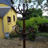 PORTE MANTEAUX PERROQUET THONET DOUBLE TETE ART NEW