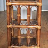 Bamboo & rattan shelf