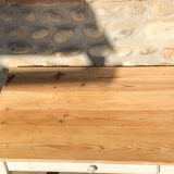Patinated coffee table