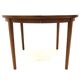 Scandinavian walnut dining table, Sweden, 1960