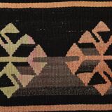 2x7 Salmon Beige Vintage Kilim Runner Rug, 64x226Cm