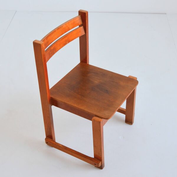 Chaise enfant vintage 1950s