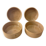 Gien stoneware ramekins for Le Creuset, 1970