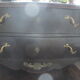 Commode baroque galbée noire style Louis XV