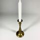 Candlestick in patinated gilded copper late nineteenth century