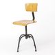 Industrial Swivel Chair by Heni Germany, 1950s Bauhaus Workshop Chair 1950