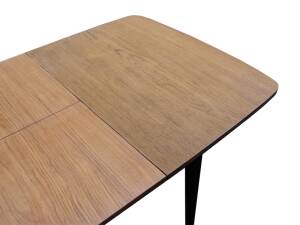Vintage Scandinavian extendable dining table in teak from the 1950s.