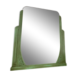 Miroir art déco vert