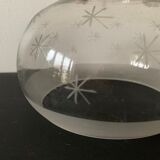 Antique glass lampshade