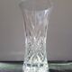 Old vase crystal carved decoration chisled vintage decoration