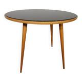 Glass and cherrywood table, 1960s