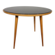 Glass and Cherrywood Table, 1960s