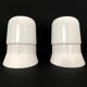 Pair of white oblique wall lights by Arno. 60s