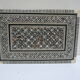 Oriental-style mother-of-pearl wooden box