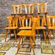 Lot de 12 chaises bistrot vintage