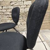 Set of 4 vintage design ergonomic chairs