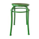 Metal and wood stool