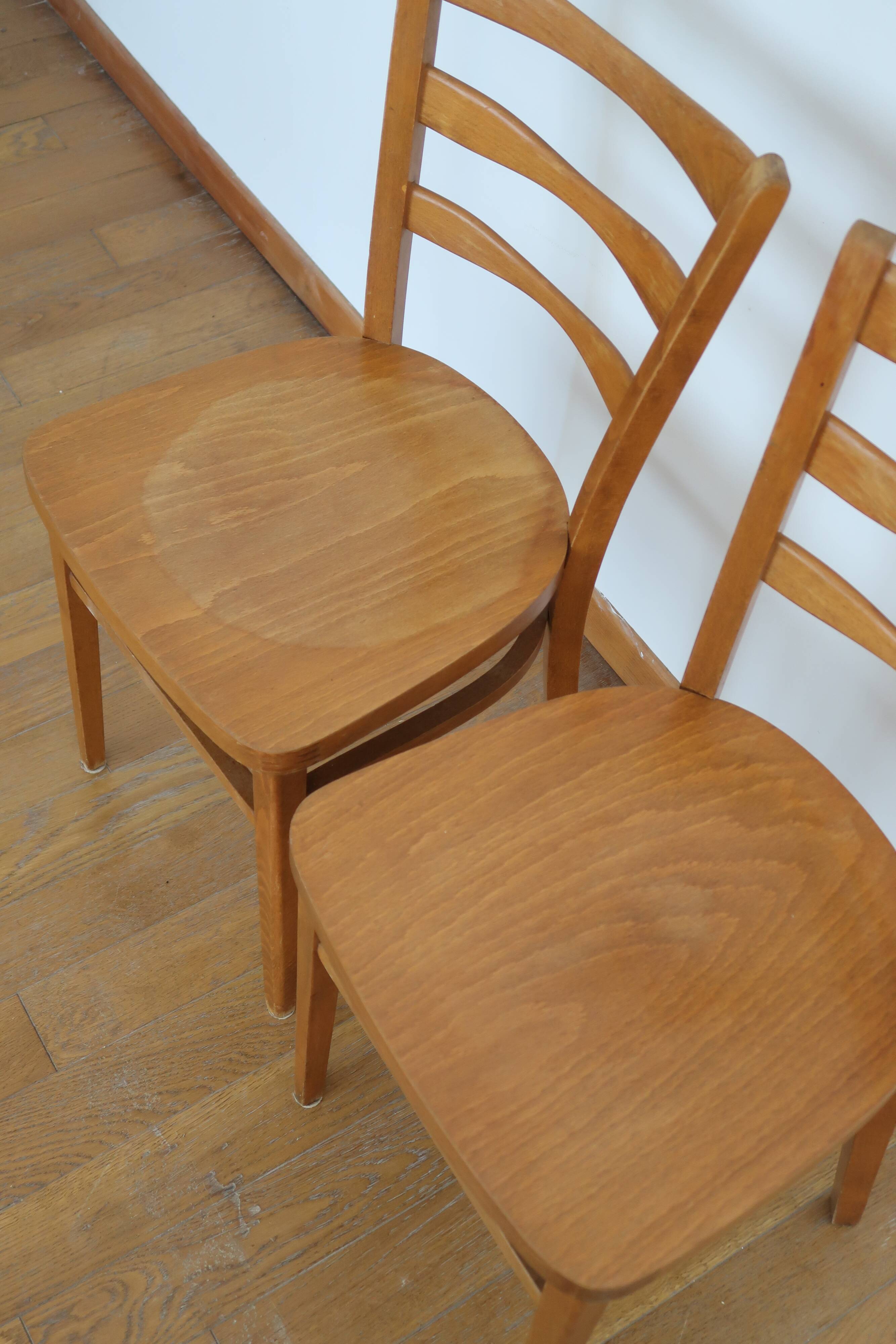 Paire de chaises bistrot scandinaves