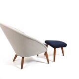 Early ODA Lounge Chair by Arnold Madsen 1950s / New Upholstered