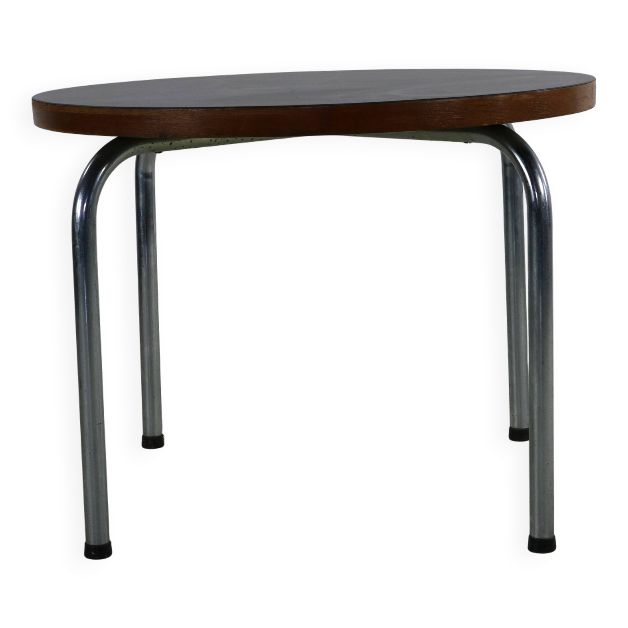 Sixties tubular chrome coffee side table