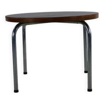 Sixties tubular chrome coffee side table