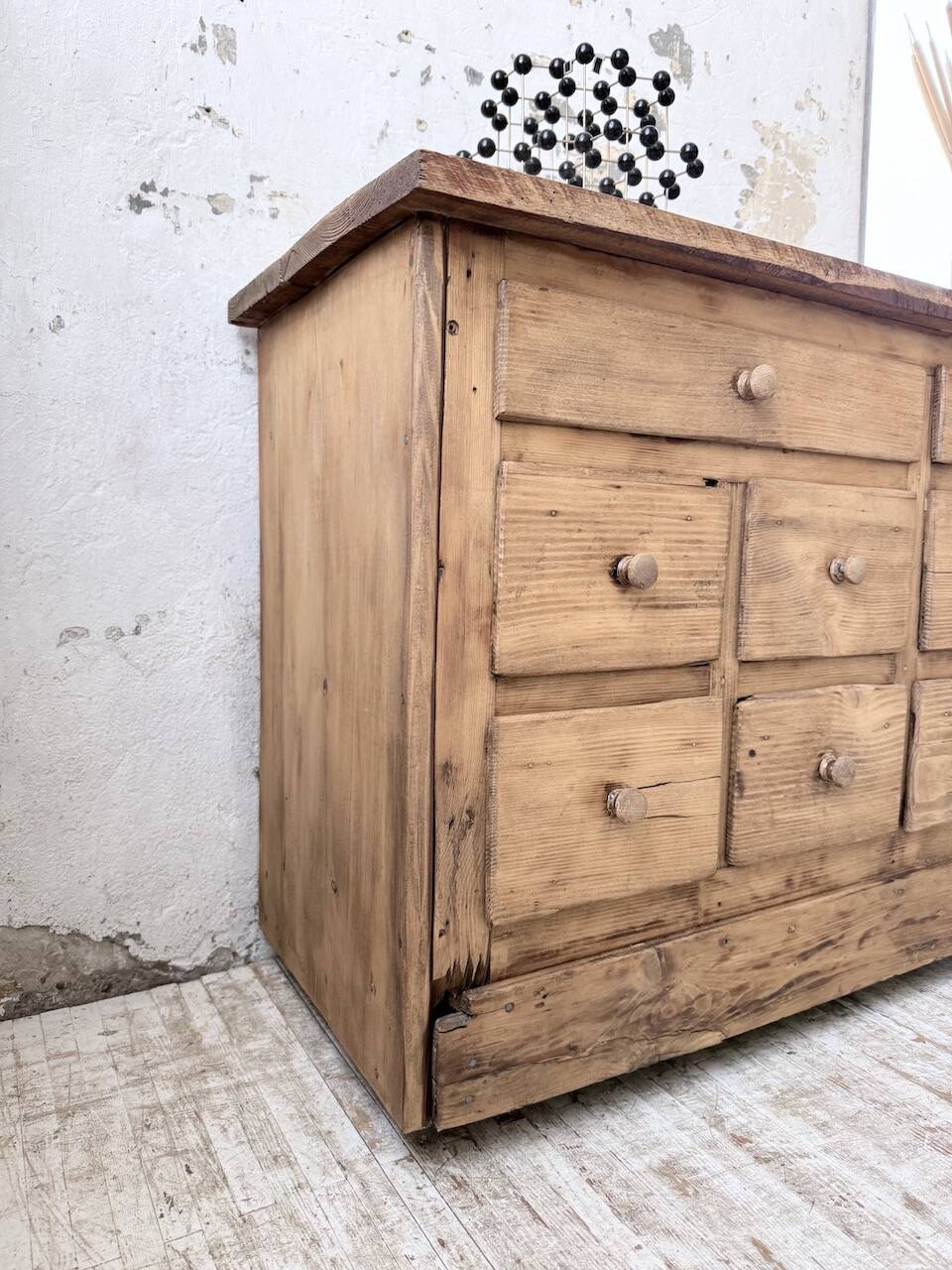 1950s workshop furniture in pine