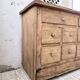 Meuble de métier 1950 en pin