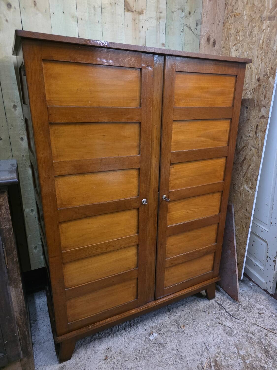 Vintage René Gabriel wardrobe with 2 doors