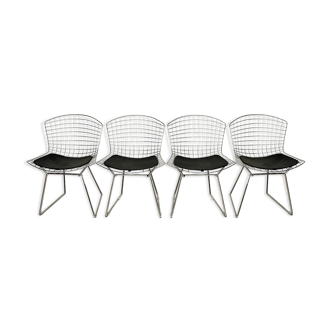 Lot of 4 chairs of Harry Bertoia edited by Knoll
