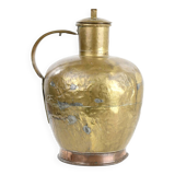 Brass and copper milk jug
