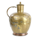 Brass and copper milk jug
