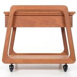 Chariot à couture Sika Mobler, teck, Danemark, vintage, années 1960