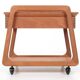 Sika Mobler sewing trolley, teak, Denmark, vintage, 1960s