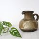 Earthen jug, German pottery, West Germany, vintage
