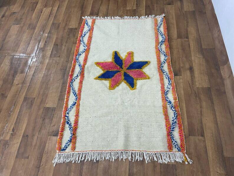 Vintage Moroccan kilim rug 150/250cm