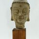 Buddha Head In Cooked Earth, Early 20th Century