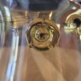 Amber glass vase design - owl shape