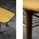 Low Mid-Century Danish Modern Teak Hyggebord 55 Coffee Table with shelf