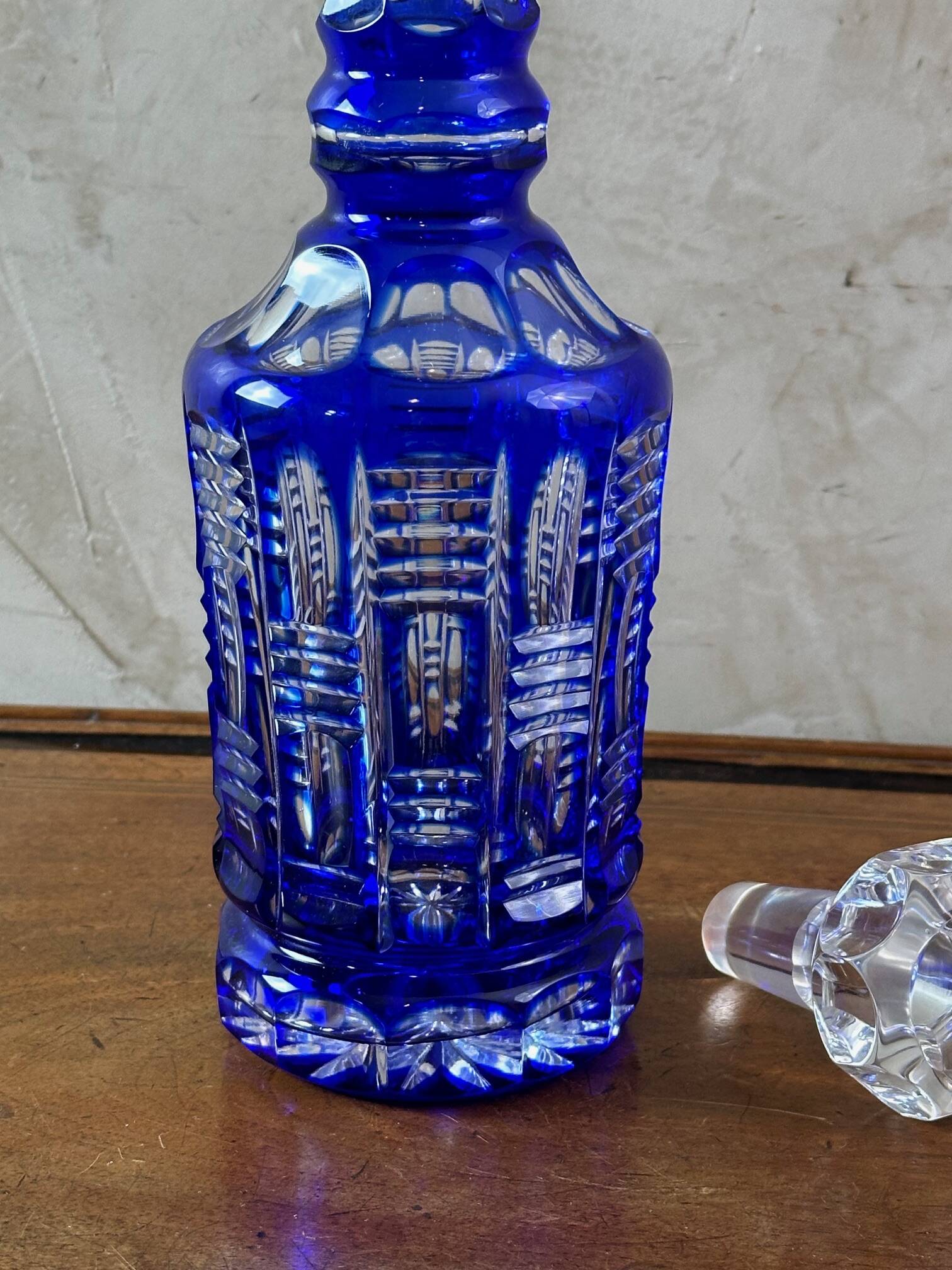 Bohemian crystal carafe