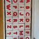 Wooden Alphabet cube game