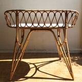 Office - rattan dressing table from the 1960s/70s