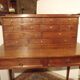 Desk / Secretary in exotic wood 15 drawers