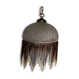 Suspension vintage à - franges