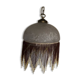Vintage fringe beaded suspension