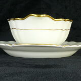 Porcelain sauciere from Limoges Bernardaud model louis xv