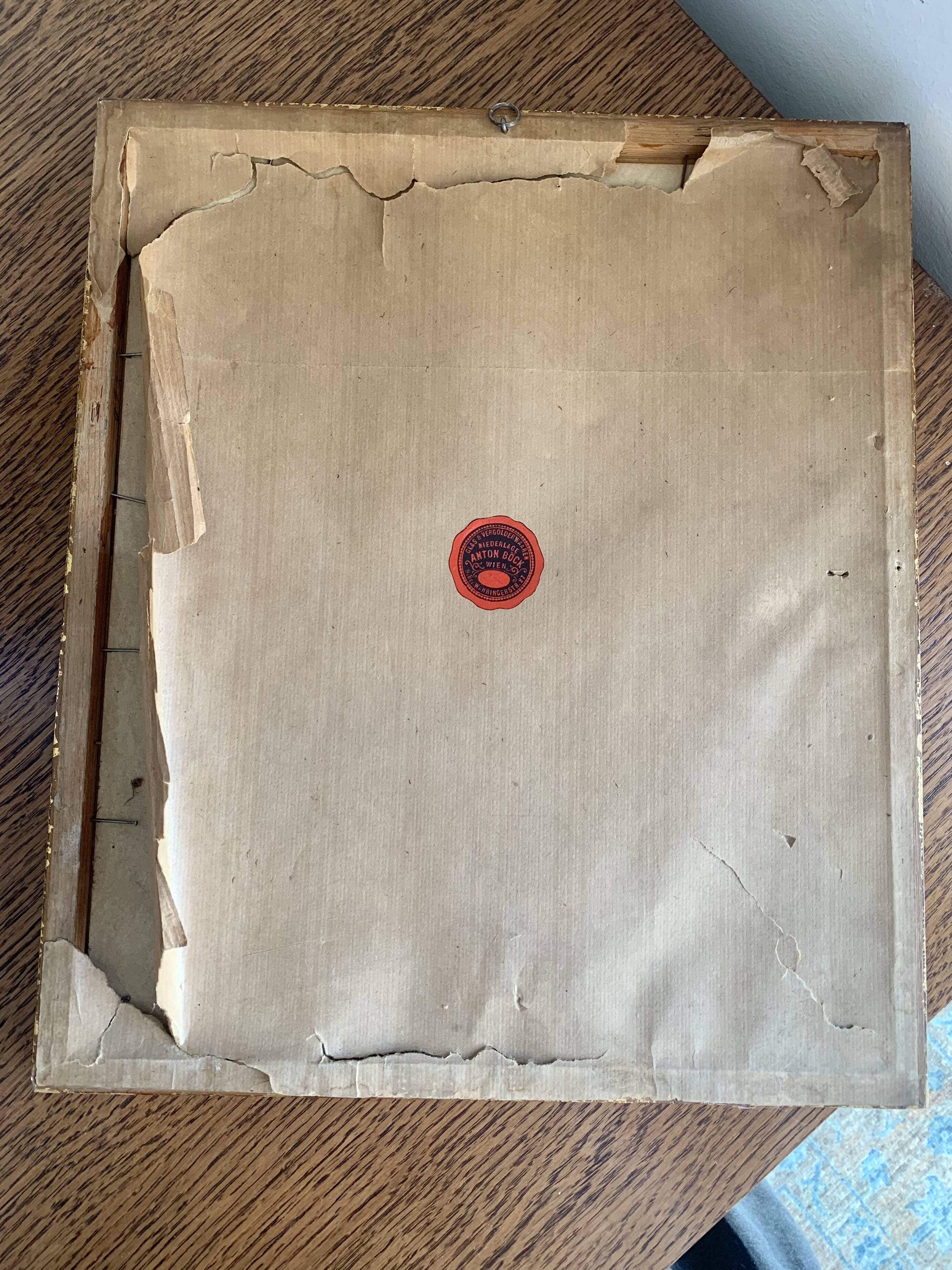 Flowers antique painting